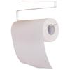 Magnetic Kitchen Paper & Cling Film Holder, Punch-Free Wall-Mounted Rack for Tissue Rolls