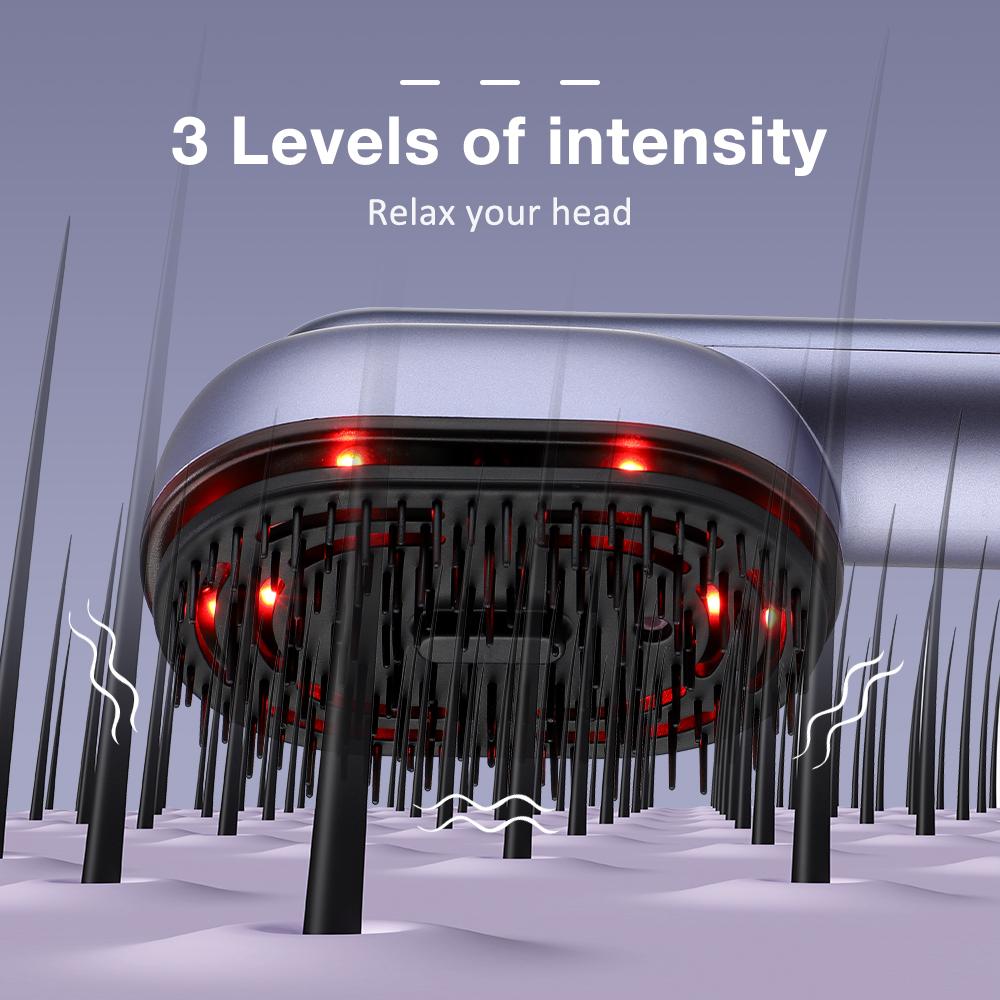 Hair Care Spray Massage Comb Vibration Scalp Massage Hairbrush Head Massager Hair Sprayer Atomizing Brush Hair Oil Applicator