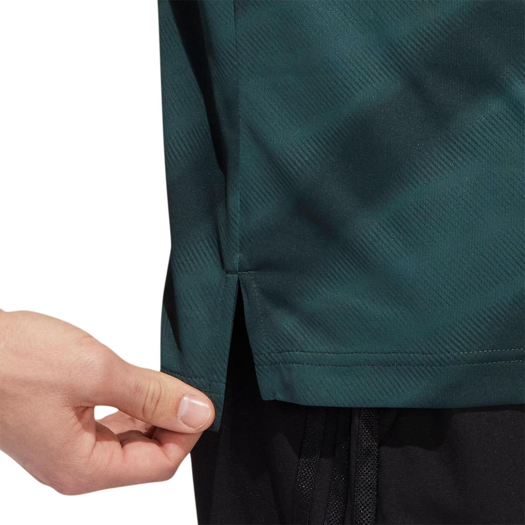 Men's Adidas Polo Shirts Men's Dark Green Stand Collar Moderate Other