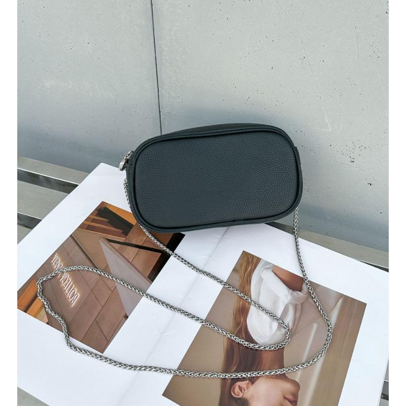 

Сумка-мессенджер на одно плечо, многосекционная, маленькая сумка, мягкая кожа чёрный