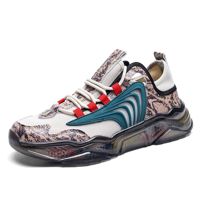 Men's Shoes for Summer New National Trend Breathable Coconut Shoes Fashionable Personalized Dad Shoes Breathable Sports Shoes Trend