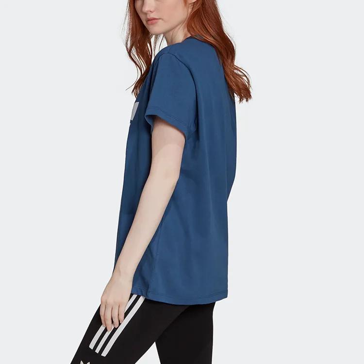 Adidas Originals T Shirt Women's Dark Blue (Unisex) T-Shirts FM3284