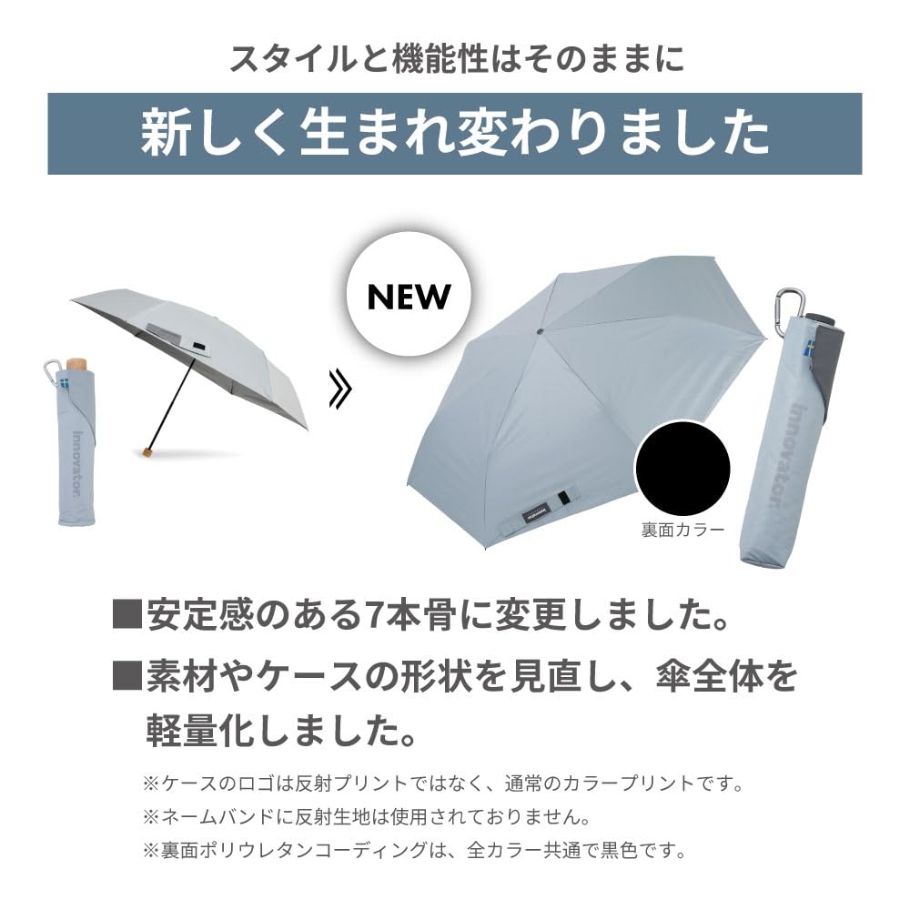 Ogawa Lightweight wide folding for both sunny and rainy UV protection and pale 7 carbon storage case 18762 [2025] umbrella, hand-opened, 60cm,