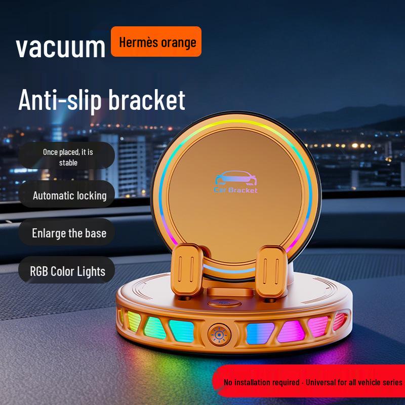 MagSafe Magnetic Car Phone Holder - Suction Cup, Rotating, Folding, Dashboard Mount.