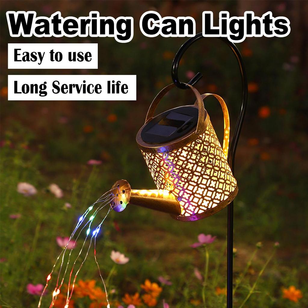 Solar Wrought Iron Lamp Pathway Plug String Walkway Light Led Lights Decoration Landscape Patio Night For-Garden Garden Lanscape