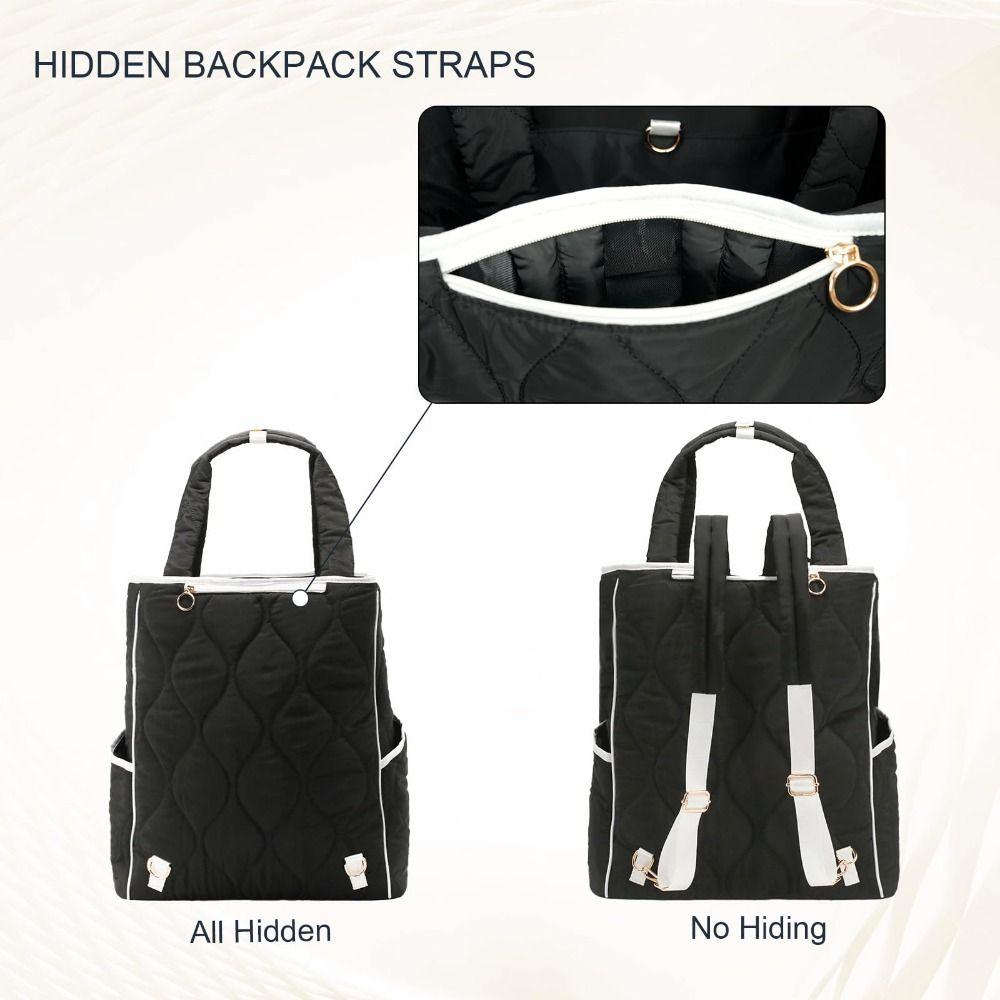 Extra-Large Tennis Racket Backpack Lightweight Shoulder Bag Stylish Tennis Tote Bag  Gym