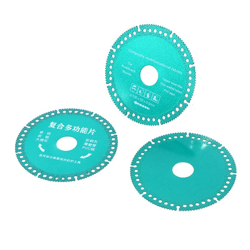 100Mm Ultra-Thin Saw Blade Ceramic Tile Glass Cutting Disc For Angle Grinder Tools Composite Multifunctional Cutting Saw Blade