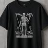 Sic Transit Gloria Mundi | Medieval Memento Mori Skeleton - Unisex Tshirt