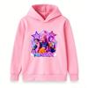 Kids Boys Girls Hoodie Sweatshirt Cute 3D Holographic K-pop Girls Print Casual Long Sleeve Pullover for Daily Party Wear