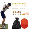 Rutschfeste Golfschwung-Kraftplatte Gummi-Power-Pad Golf Gewichtsverlagerungsplatte Übungsspiel
