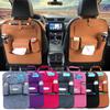 Car Back Seat Storage Bag Organizer 6 Pockets Hanging Bag Auto Trunk Elastic Felt Storage Bag Organizer Car Interior Accessories