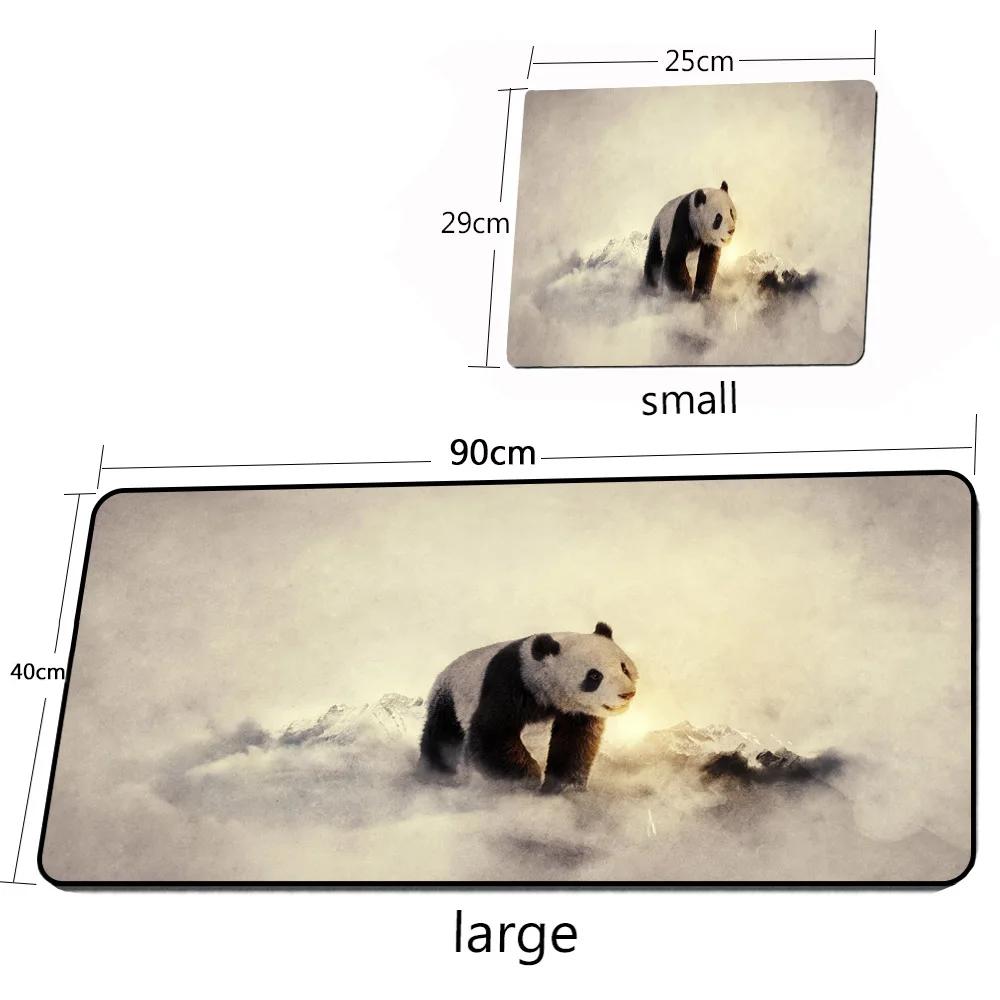Animal Panda Kawaii Mouse Pad Xxl Gamer Laptop PC Gaming Accessories Office Home Keyboard Carpet Pad Gaming Mouse Pad  Desk Mat