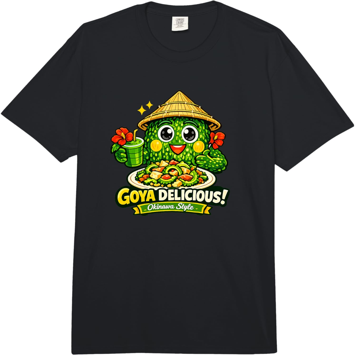 

Goya Delicious Okinawa Melon Japanese Food Japan Cuisine Comfort Colors Adult Heavyweight T-Shirt S разноцветный