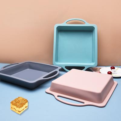 Square Silicone Cake Mold Easy Release Pack Hardware High Temperature Resistant Silicone Baking Mold