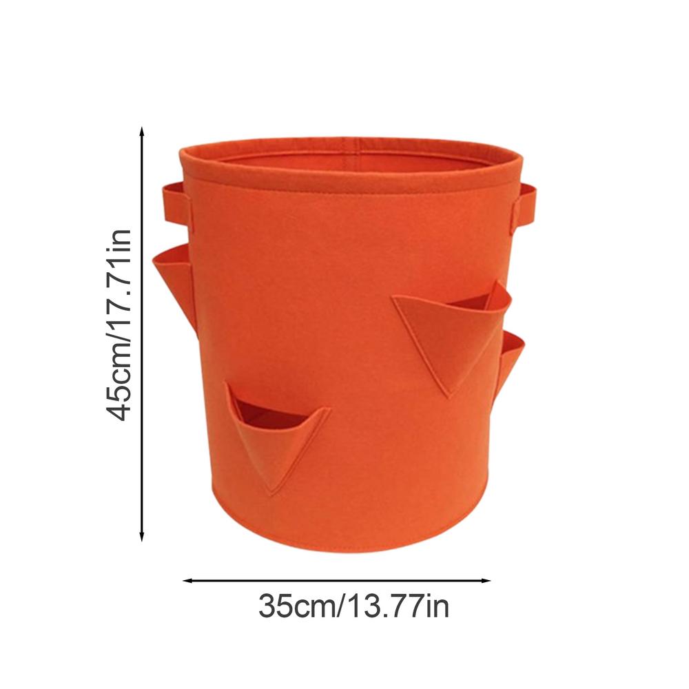 

Мешок для посадки клубники складной воздухопроницаемый контейнер для растений садовый набор для посадки овощей утолщенный мешок для посадки садовый