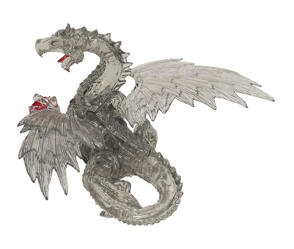 BEVERLY 56 Piece Crystal Puzzle Black Dragon