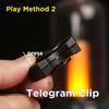 Fun 3-In-1 Game EDC Fidget Toys Personalized Skeleton Ghost Fidget Spinner Alloy Fidget Slider Stress Release Toy Sound Coin Toy