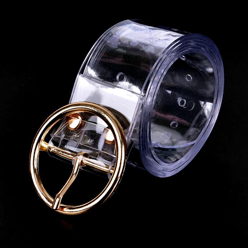 New Fashion Style Women Waist Belt Resin Transparent Long Belt Dress Band Belt Heart Pin Buckle Strap For Young Ladies Gril