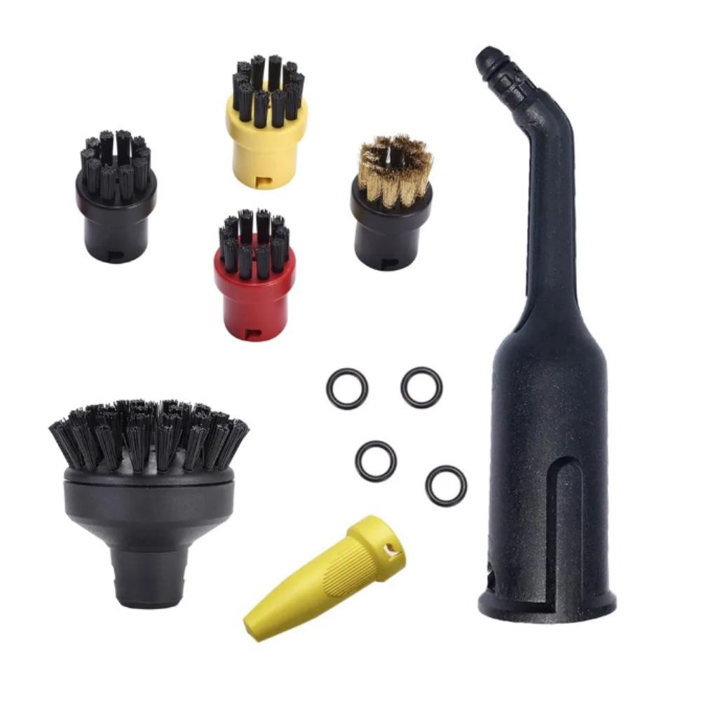 Kärcher SC Series Steam Accessories Set: Includes Small Round Brush, Copper Brush, Floor Nozzle