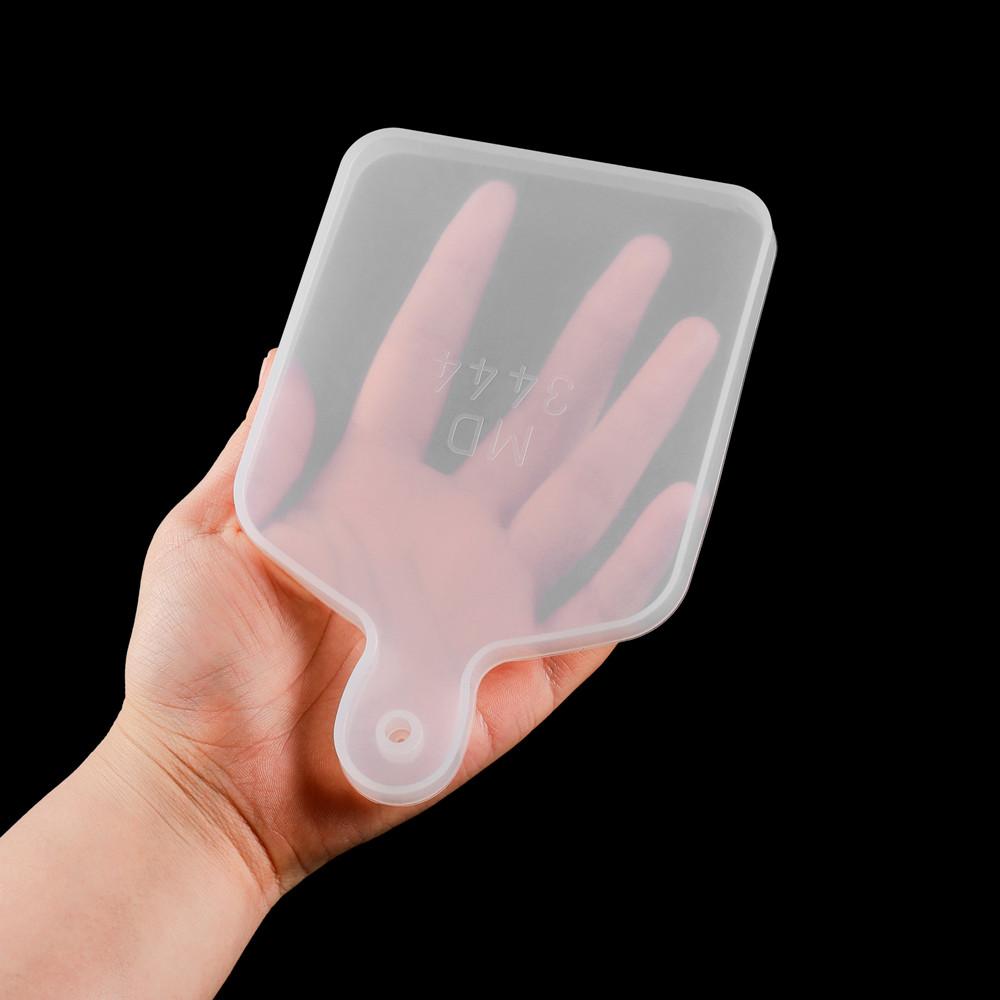 1Pcs Round Resin Mold Coaster Handle Tray Rectangle Silicone Mold Home Table Decoration for DIY Crystal Epoxy Resin Crafts