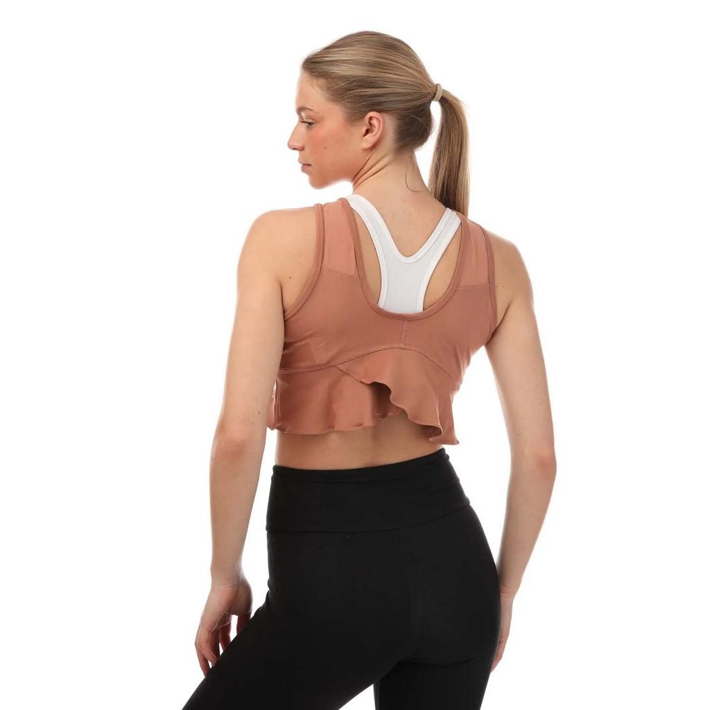 Adidas Womens/Ladies Collective Power Aeroready Frill Crop Top