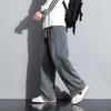 Jeans da uomo taglia grande larghi dritti casual a gamba larga