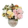 Camellia Dual Color Rose Artificial Flowers For Wedding Decor Props Photography