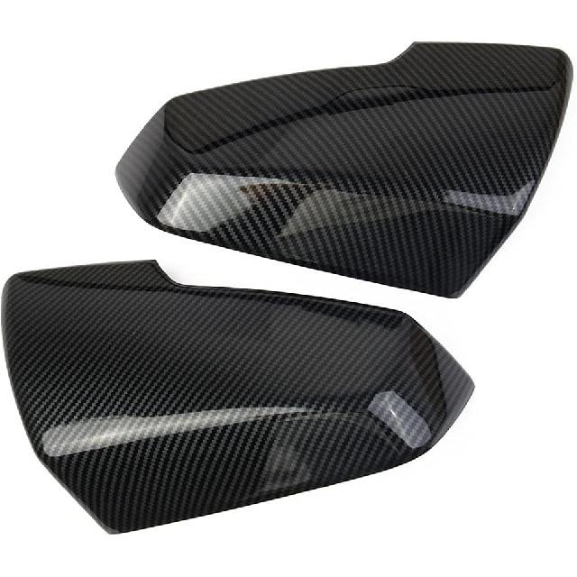 Korlot Carbon Fiber Side Door Mirror Cover Molding Trim for 2018-2023 Chevrolet Traverse/2020-2023 GMC Acadia
