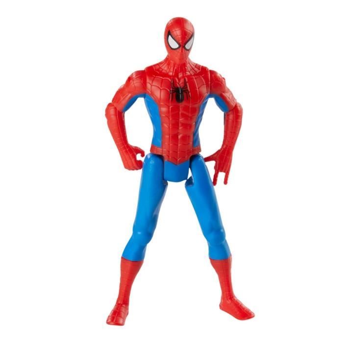 Figurine articulée spider-man epic hero series - hasbro - f6973 - blanc - jouet pour enfant de 4 ans et plus