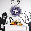 Halloween Black Branch Wreath Artificial Black Twig Wreath Decoration Halloween Party Gothic Branch Props For Wall Window Porch
