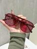 Retro Double-Bridge Sunglasses with Large Ocean Lenses - Fashionable and Simple Design