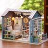 Zhiquwu DIY Forest Blue Time House with Dust Cover - Upgraded Version