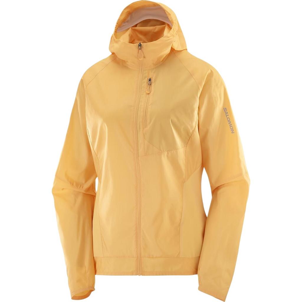 SALOMON Bonatti Cross Wind Stylish Minimalist Windbreaker Jacket Women Jacket Warm-Apricot C24177