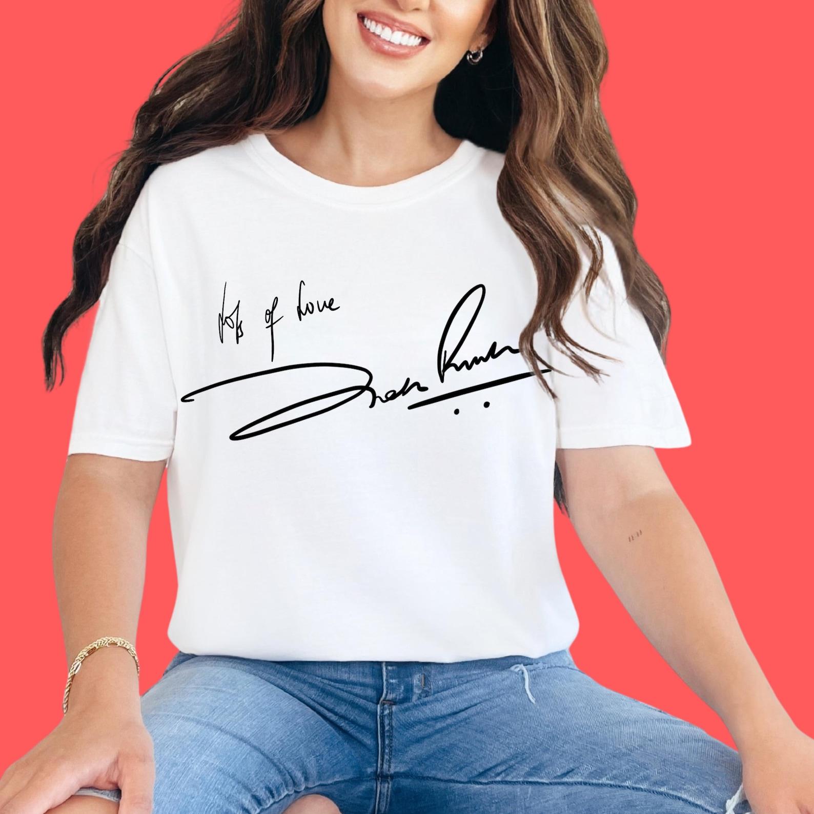 Shah Rukh Khan Autograph cotton T-Shirt - SRK Fan Merch L
