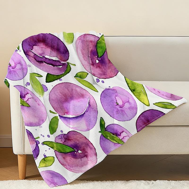 Printed Flannel Fleece Blanket,Soft Warm Cozy Throw for Bedroom, Couch, Halloween & Christmas Home Accent