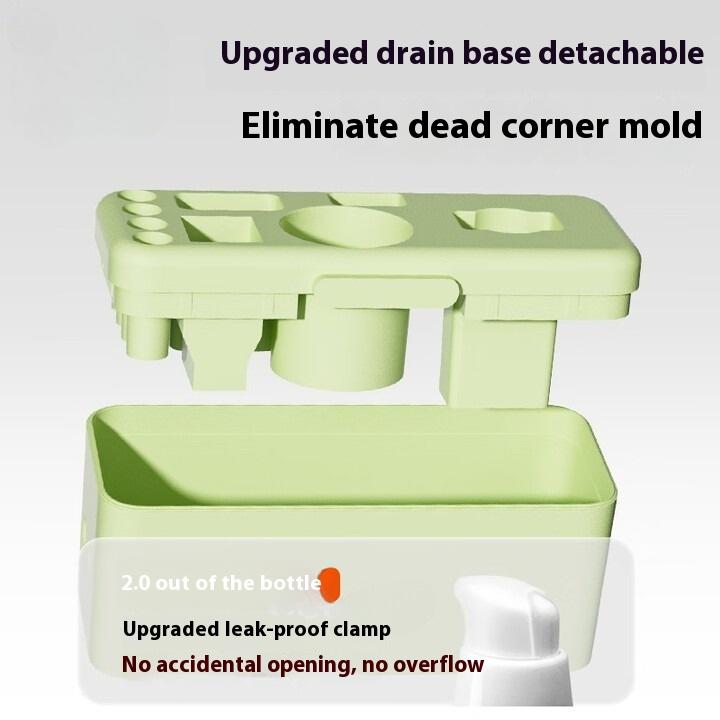 Bottle Brush Portable Baby Bottle Cleaning Straw Brush Pacifier Brush Cup Brush Drain Holder Set