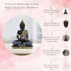 Buddha Showpiece (22cm x 16 cm x 6 cm, Blue) - Polyresin