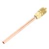 Air Conditioner Access Valve 1/2 20 UNF Copper AC Refrigeration Filling Access Valve with Core and