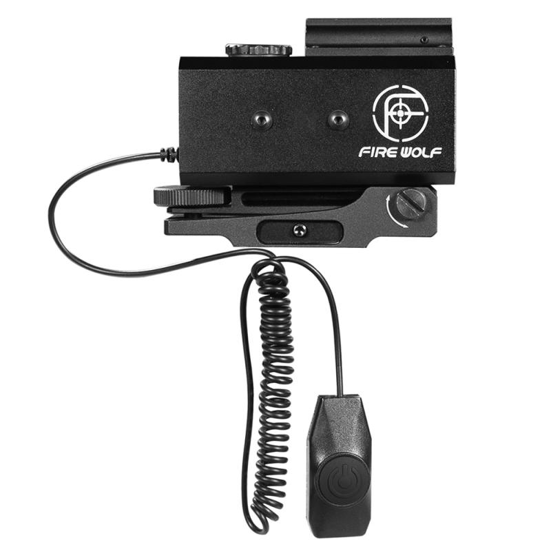 FIRE WOLF Mini Laser Infrared Scope Rangefinder For Hunting Shooting Distance Angular Velocity Meter Tactical Scope Installed