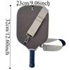 Zipper Holder Pickleball Racket Sleeve Single Shoulder Strap Pick Case Protector  Indoor Outdoor