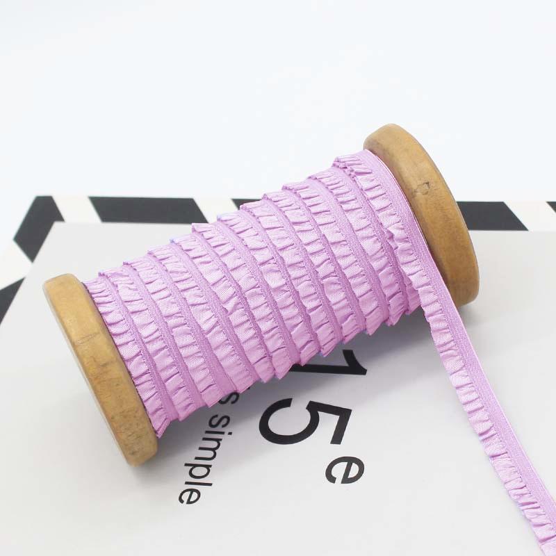 1mx1cm Comfortable Gift Embellishments Elastic Handicrafts Lotus Leaf Edge Smooth Touch Soft DIY Elastic Band Hair Accessories