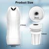 Male Masturbator Penis Cup Blowjob Sucking Simulated Vagina Real Pussy Moaning Vibrator Male Sex Toys Simulated Vagina