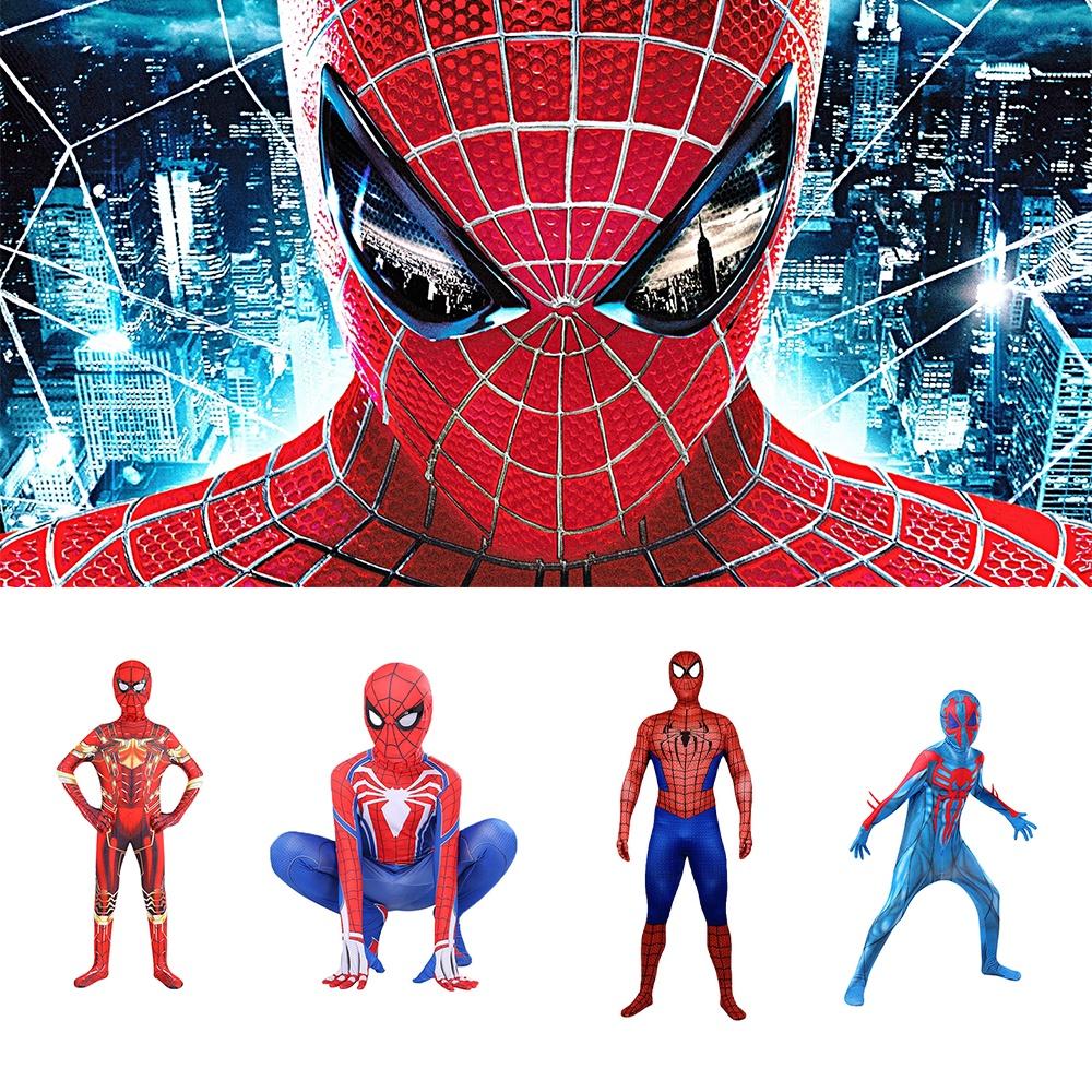 Spider-man No Way Home Amazing Iron Black Cosplay Costume Suit For All Ages