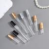 10/50PCS 2ML 3ML 5ML 10ML Glass Bottle Essential Oil Bottle Fine Mist Spray Bottle Mini Portable Perfume Bottle High Quality