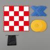 Portable Giant Noughts and CrossesToe | Jumbo, Tic Tac Toe Mat, Reusable, for