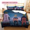 Naruto Anime Pillowcase & Duvet Cover, Ninja Themed Home Bedding for Bedroom Decor, Perfect Gift for Anime Lovers