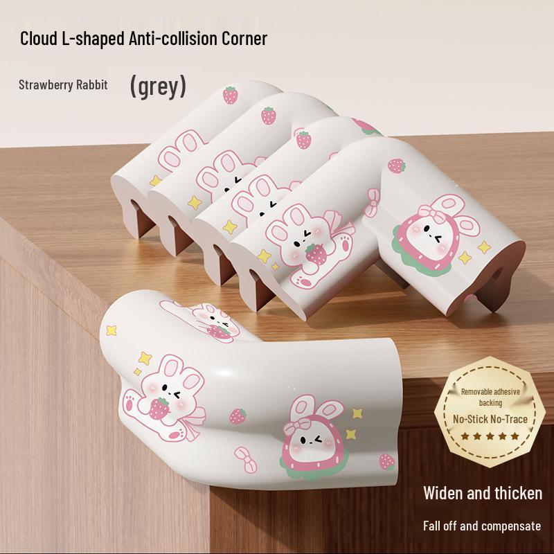 Non-adhesive Thickened Anti-collision Strip for Infants and Kindergarten Furniture Corners