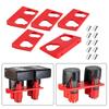 2PCS/5PCS Wall Mount Battery Holder with Battery Slots Durable Battery Mount Dock Holder Wear-resistant for Milwaukee M12 12V