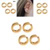 Unique Circle Ear Clasp For Non-pierced Ears With One Piece Inspired Design Trendy And Vintage