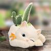 2 Stück Niedliche Katze Blumentöpfe Form Epoxidharzformen Stifthalter Kerzenhalter Zement Pflanzgefäß Silikonform Heimdekorationen